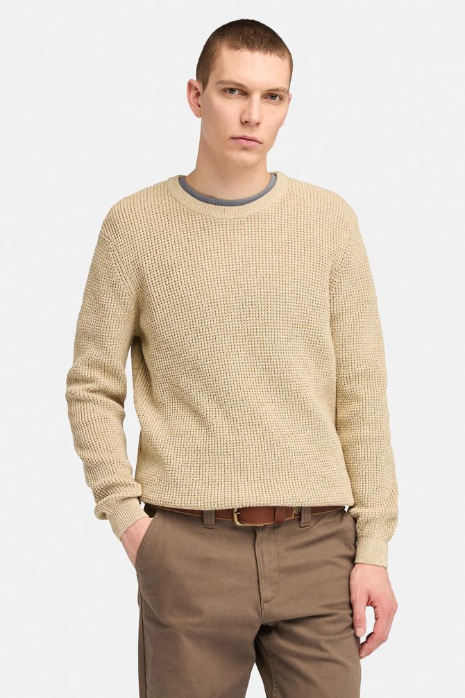 סריג עם צווארון עגול Williams River לגברים