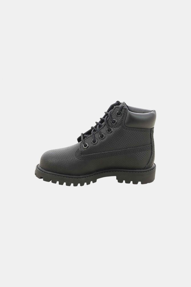 מגפיים לפעוטות טימברלנד דגם ה-WP Yellow boots בגוון שחור