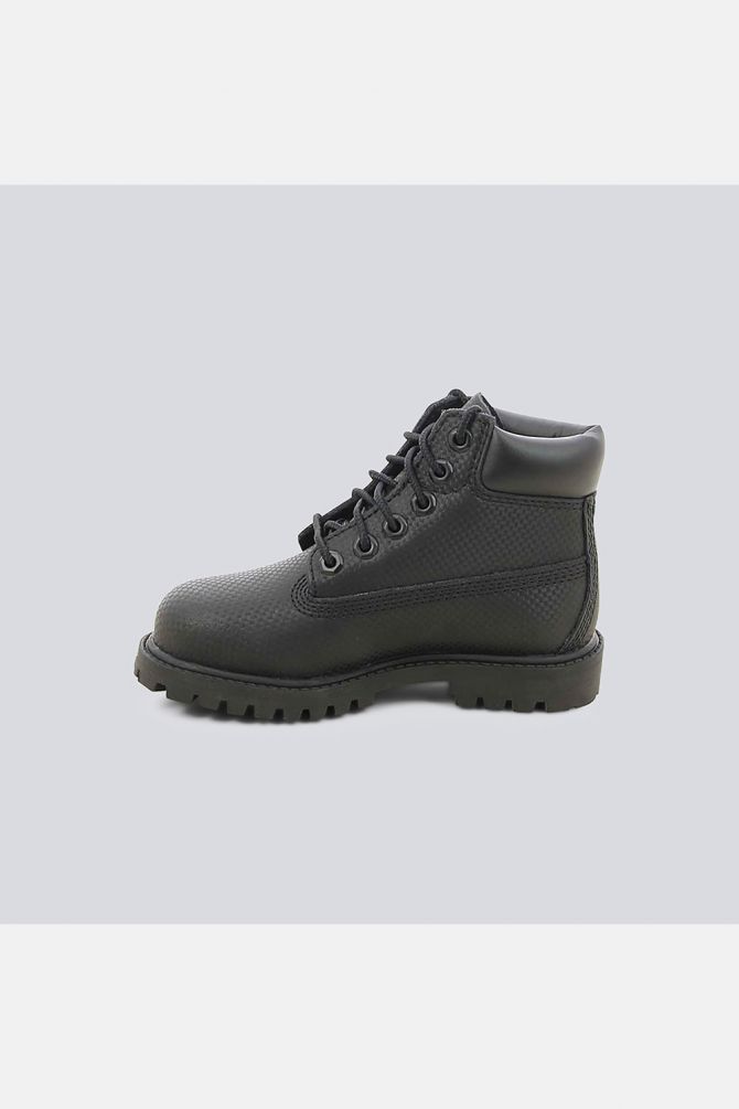 מגפיים לפעוטות טימברלנד דגם ה-WP Yellow boots בגוון שחור