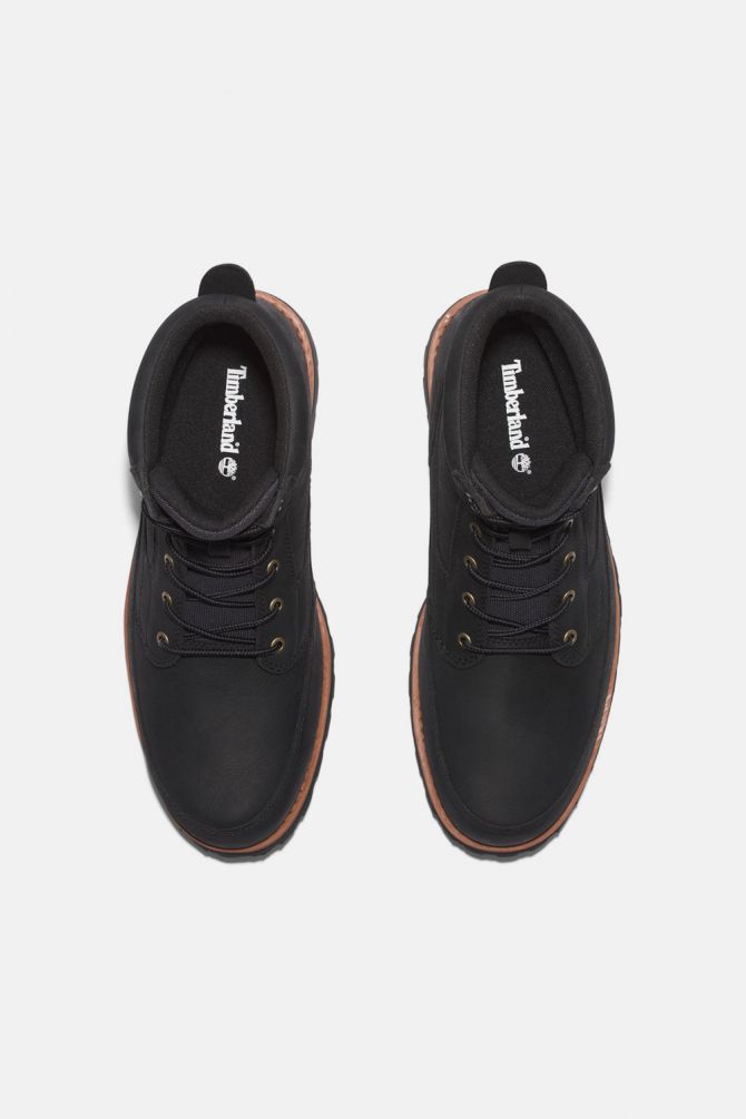 מגפי עור מדגם Redwood Falls לגבר - בגוון שחור