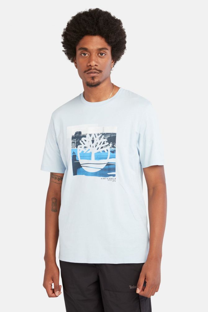 חולצת טי שירט ”Coast” לוגו גרפי