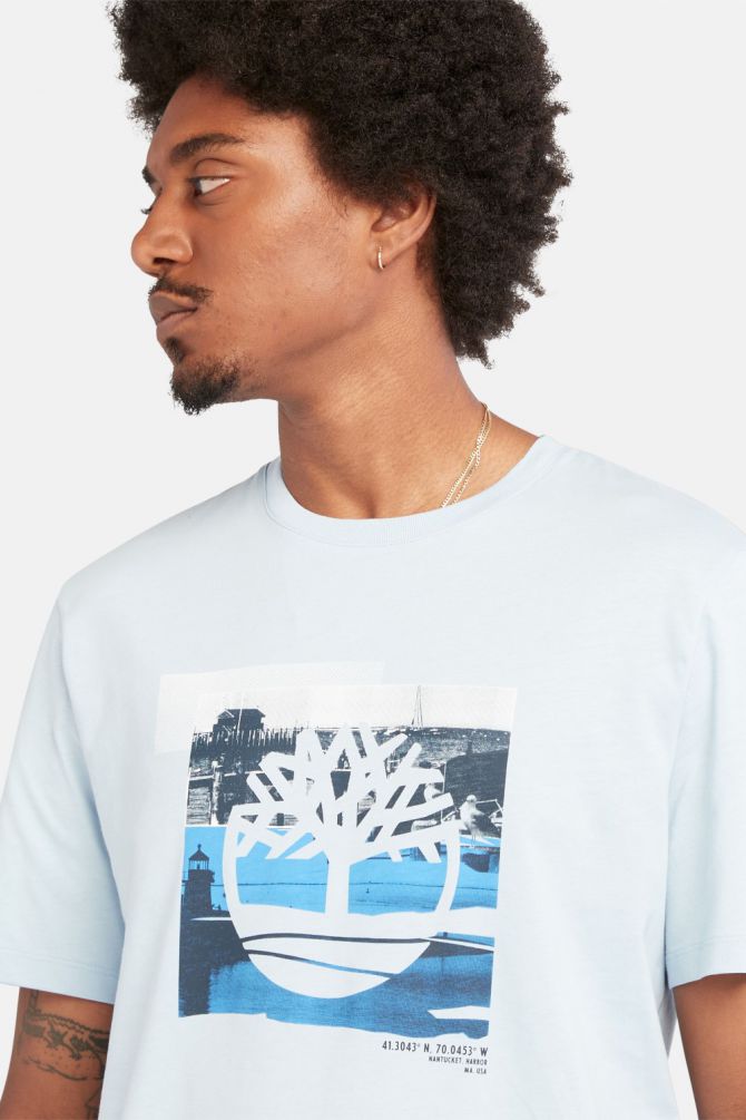 חולצת טי שירט ”Coast” לוגו גרפי