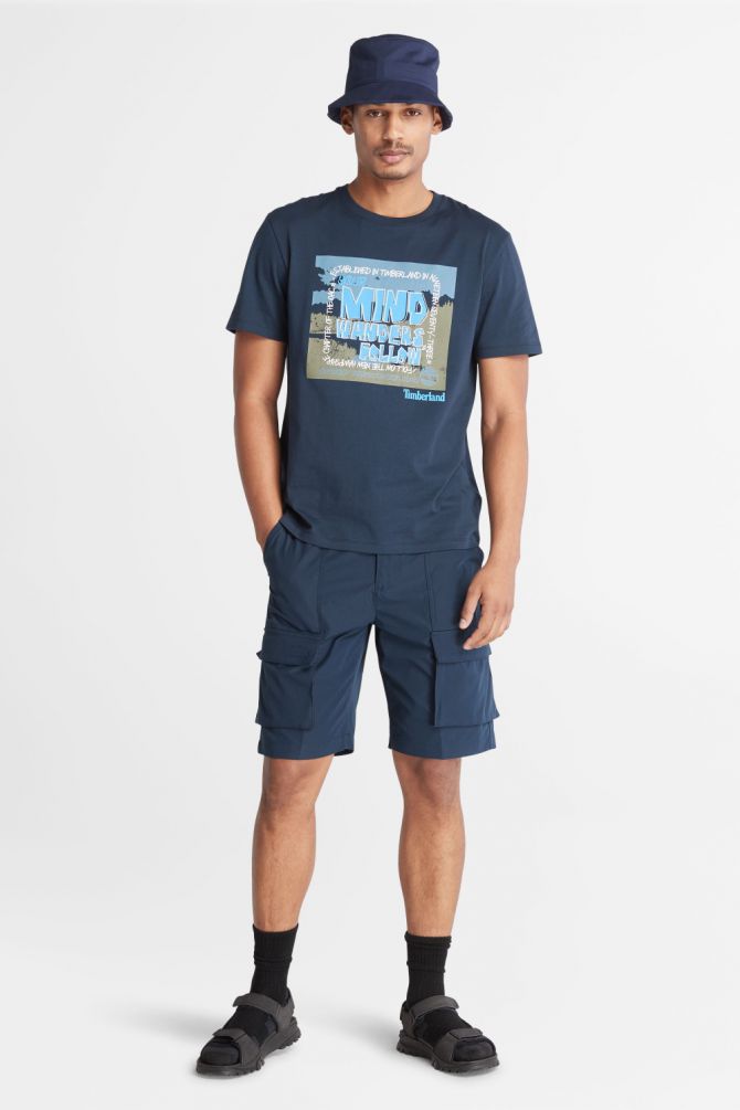 חולצת טי שירט עם הדפס לגברים