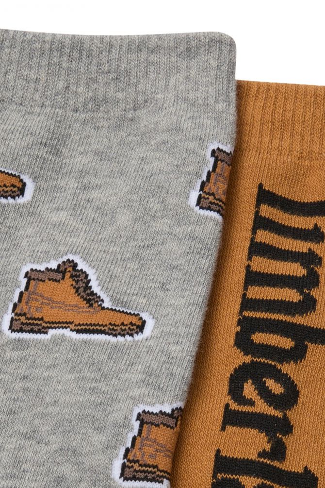 מארז 2 זוגות גרביים עם הדפס