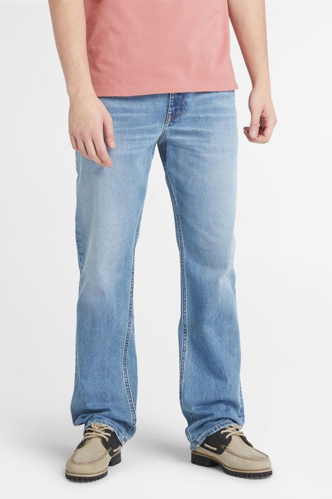 מכנסי ג’ינס בגזרה ישרה Timberland לגברים