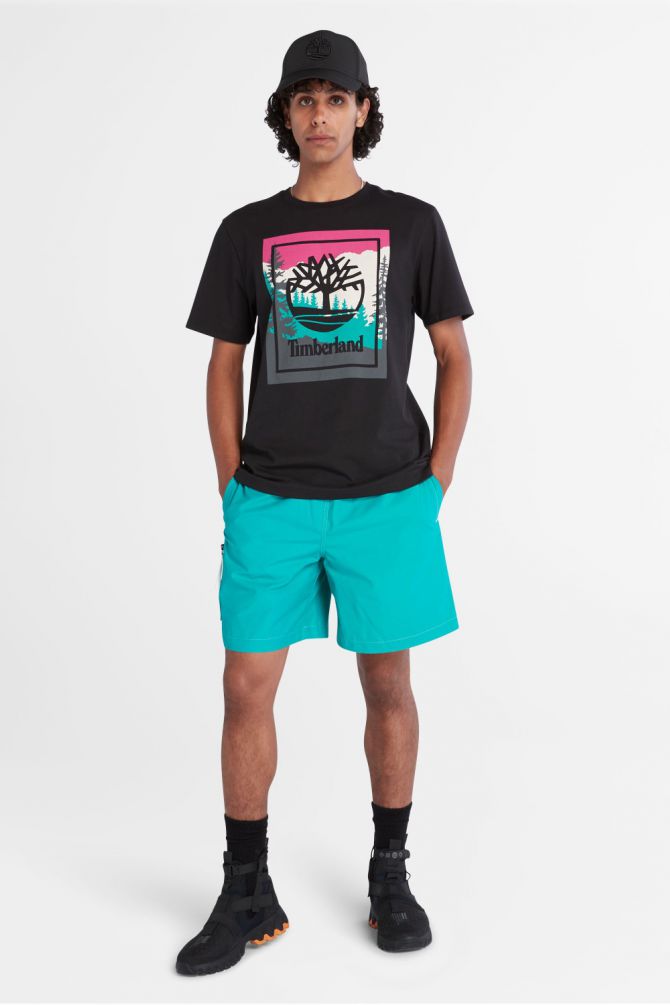 חולצה טי שירט לגבר בסגנון טבע