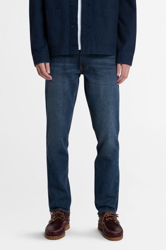 מכנסי ג’ינס גזרה ישרה לגברים