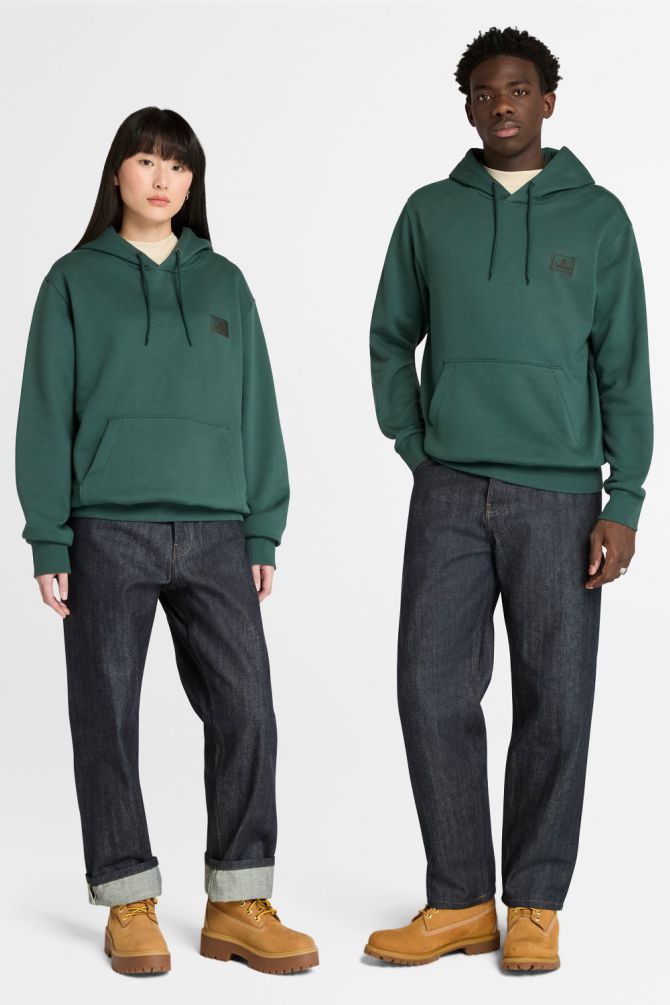 סווטשירט UNISEX עם לוגו Timberland® וקפוצ’ון