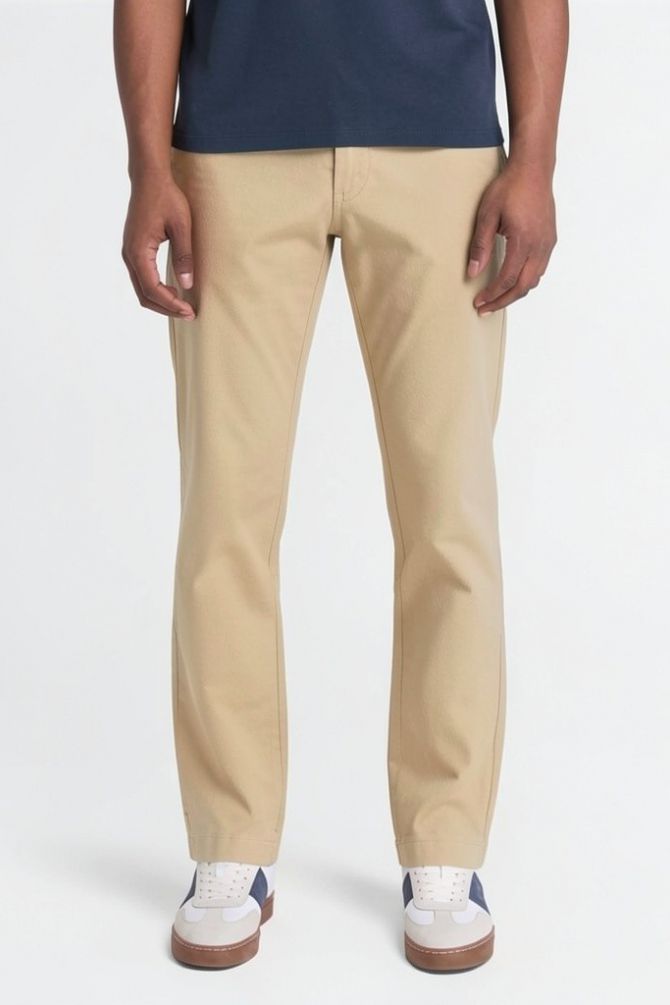 מכנסי צ’ינו ארוכים לגברים Claremont Poplin Chino