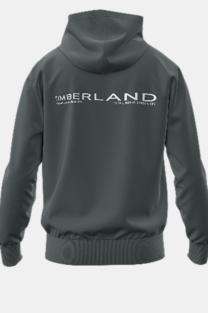 סווטשירט עם קפוצ’ון והדפס Timberland בגב לגברים