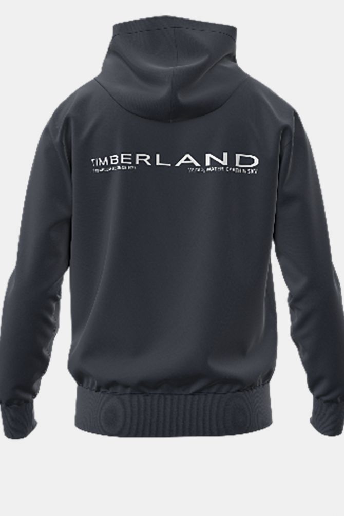 סווטשירט עם קפוצ’ון והדפס Timberland בגב לגברים