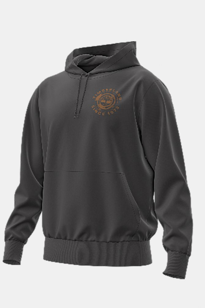 סווטשירט עם קפוצ’ון והדפס לוגו המותג Timberland בגב לגברים