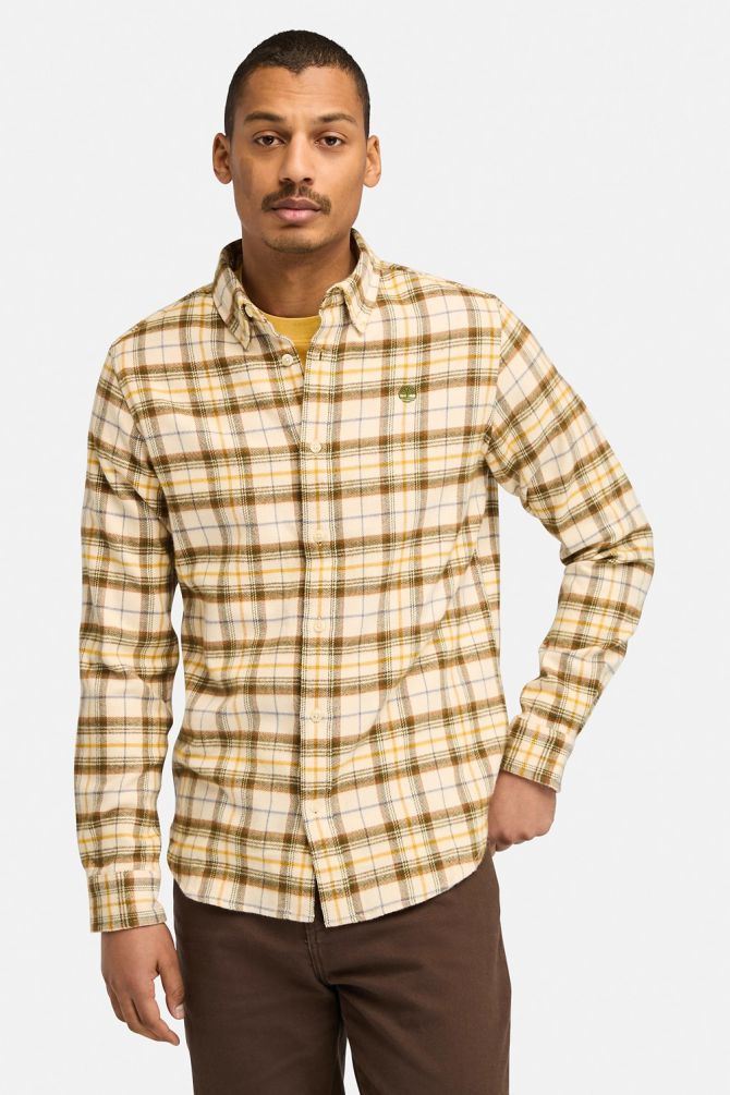 חולצת משבצות מכופתרת של טימברלנד