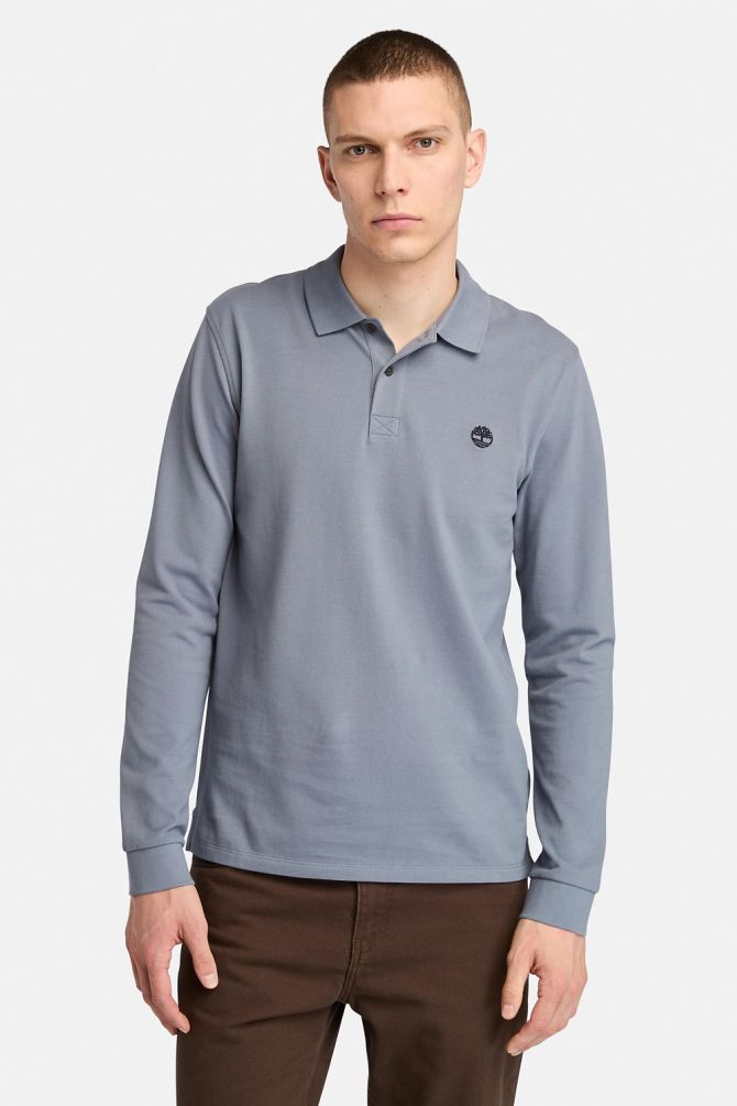 חולצת פולו ארוכה ואיכותית Timberland® לגבר