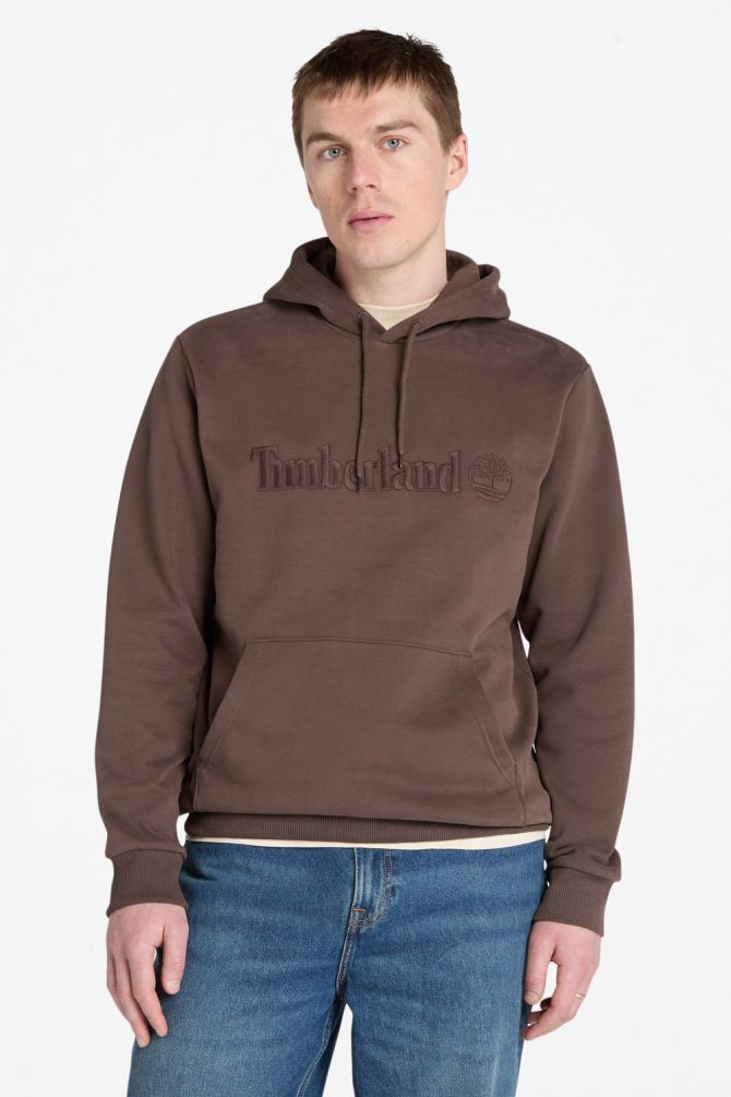 סווטשירט עם כובע ולוגו Timberland® רקמה לגבר