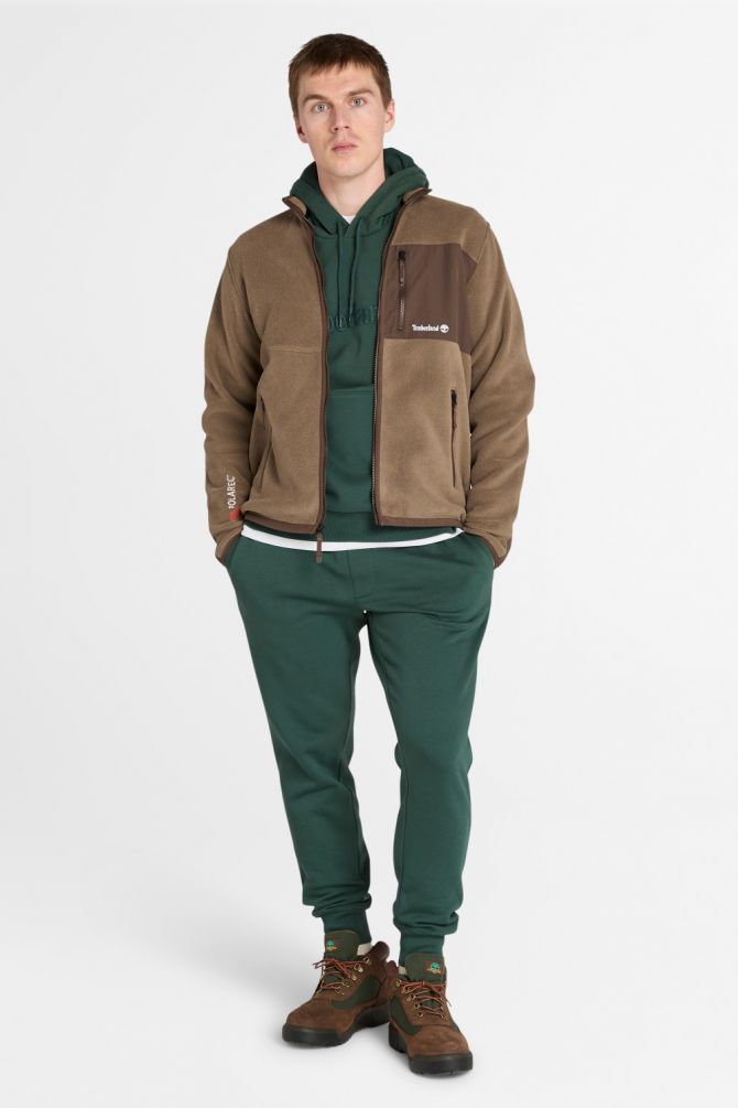 סווטשירט עם כובע ולוגו Timberland® רקמה לגבר