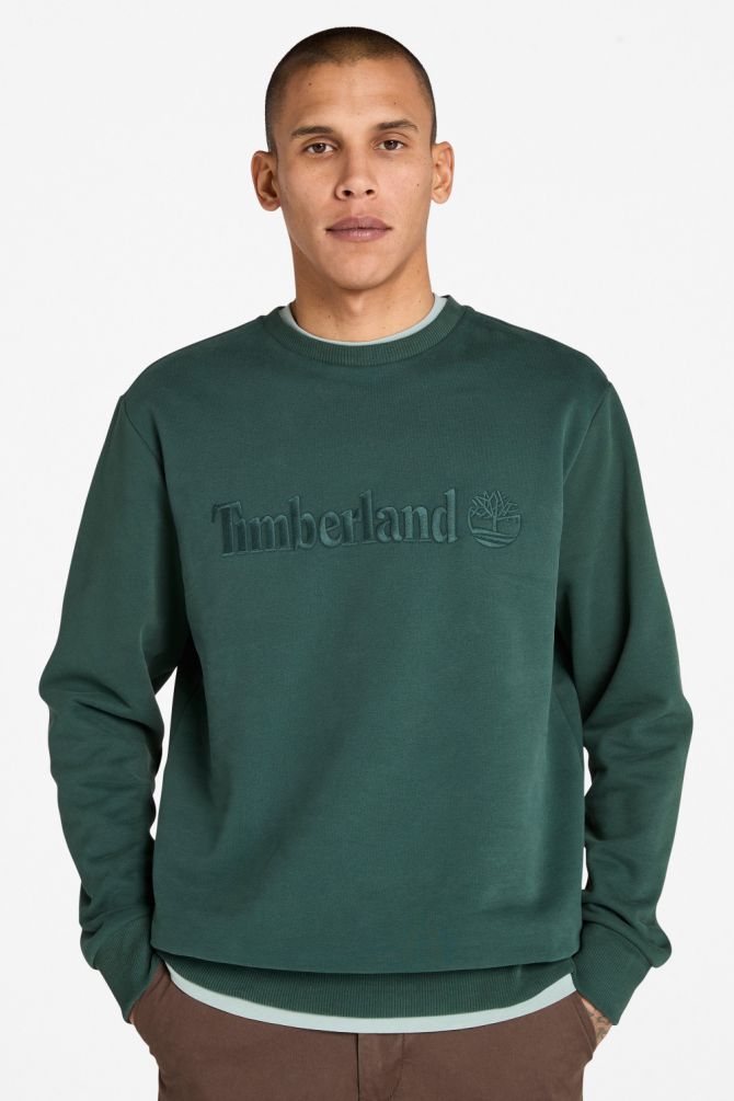סווטשירט עם לוגו Timberland® רקמה לגבר