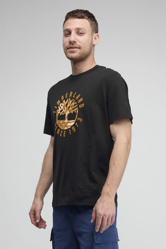 טי שירט עם תבליט לוגו Timberland®  1973 לגברים