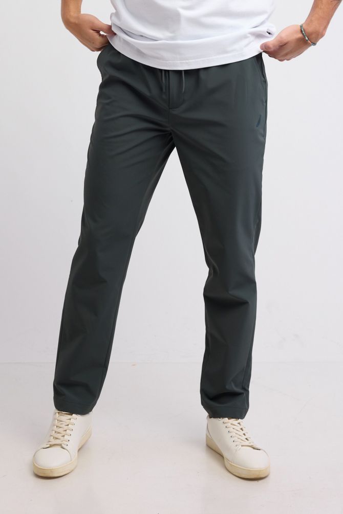 מכנסי Nautica ארוכים עם שרוך לגברים