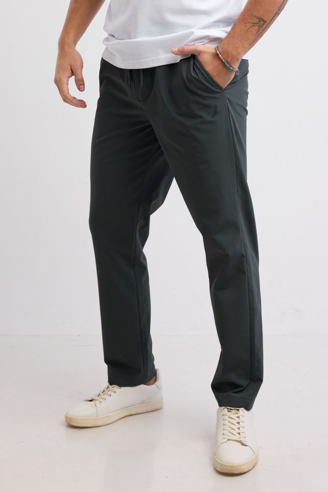 מכנסי Nautica ארוכים עם שרוך לגברים