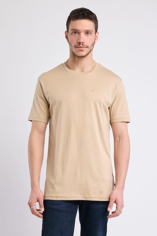 טי שירט קצרה עם לוגו Nautica לגברים