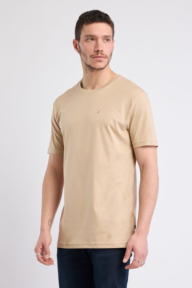 טי שירט קצרה עם לוגו Nautica לגברים