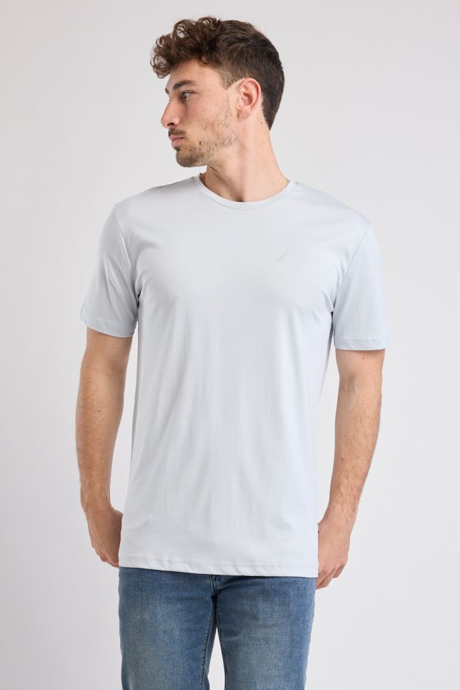 טי שירט קצרה עם לוגו Nautica לגברים