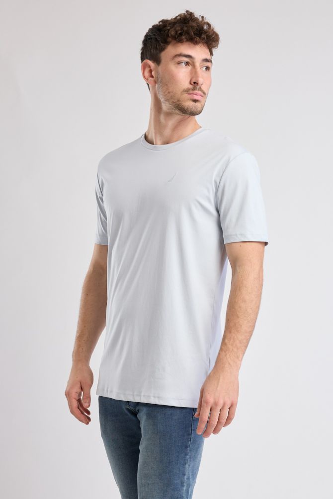 טי שירט קצרה עם לוגו Nautica לגברים