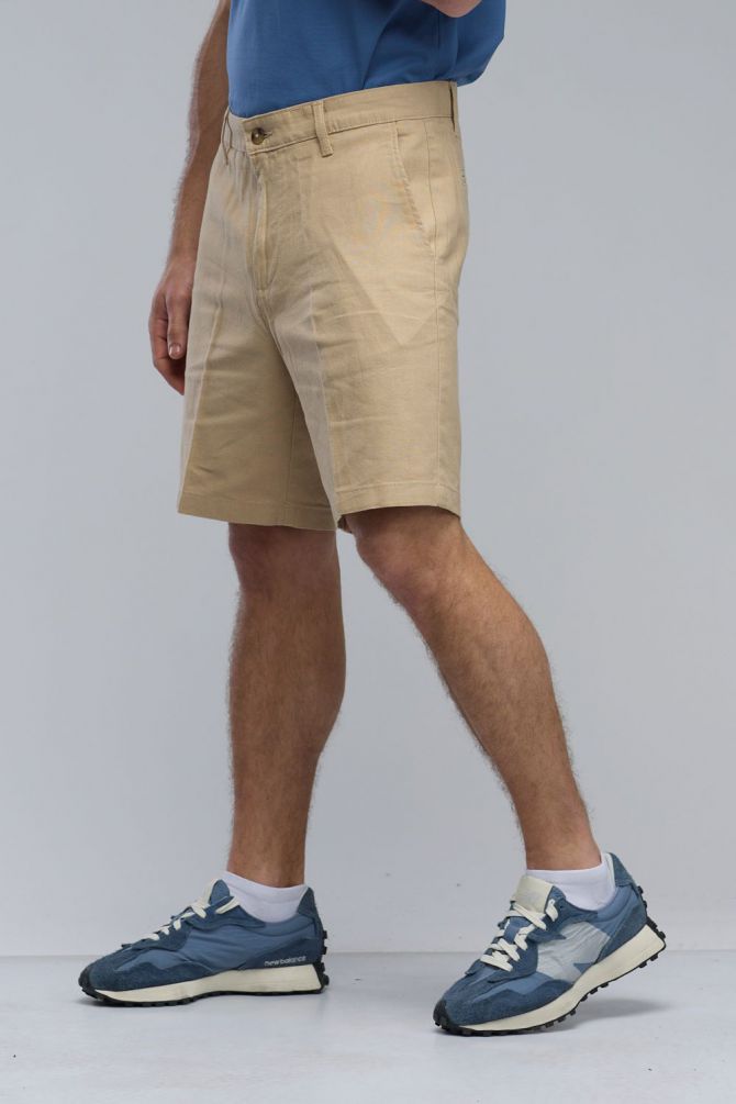 מכנסי ברמודה Nautica לגברים בגזרה קלאסית