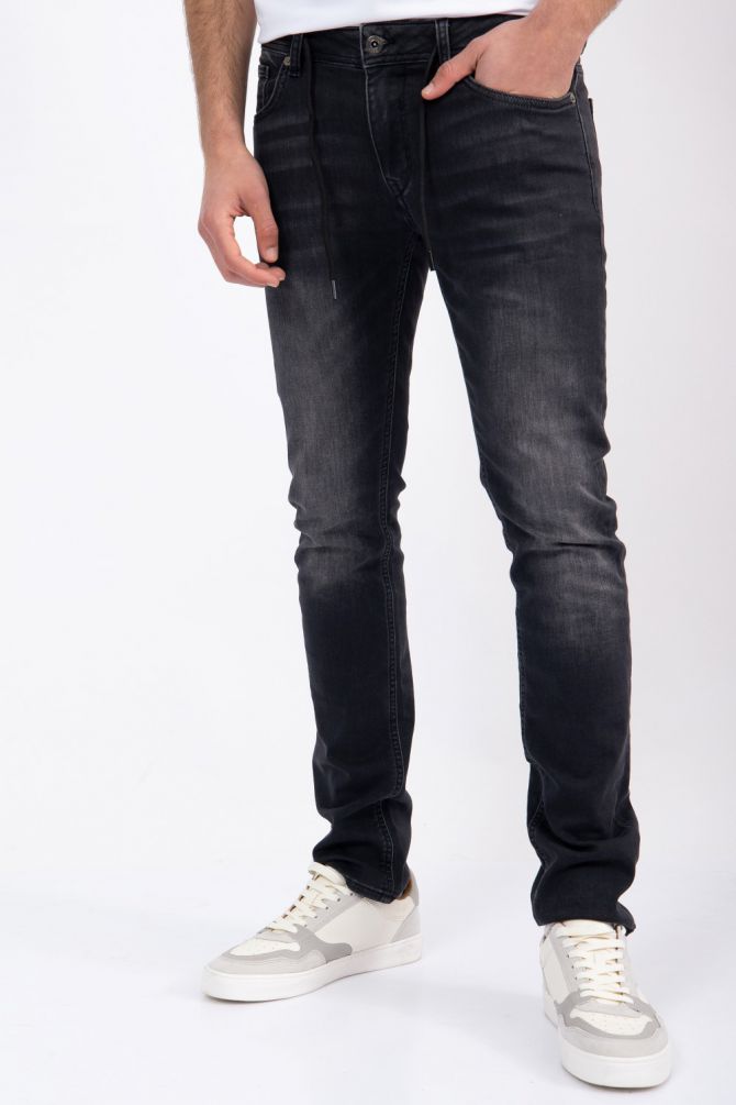 ג’ינס SLIM עם שרוכים במותן