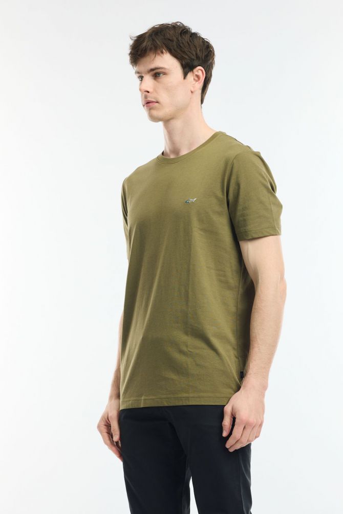 חולצת טי לגברים עם שרוולים קצרים Greg Norman