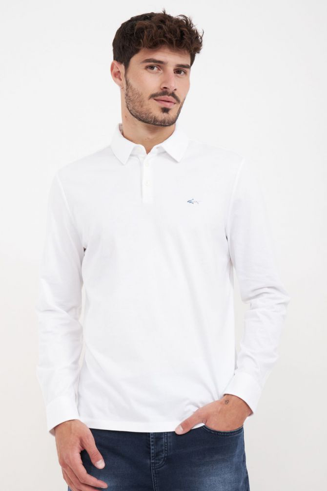 חולצת פולו עם שרוולים ארוכים Greg Norman לגברים