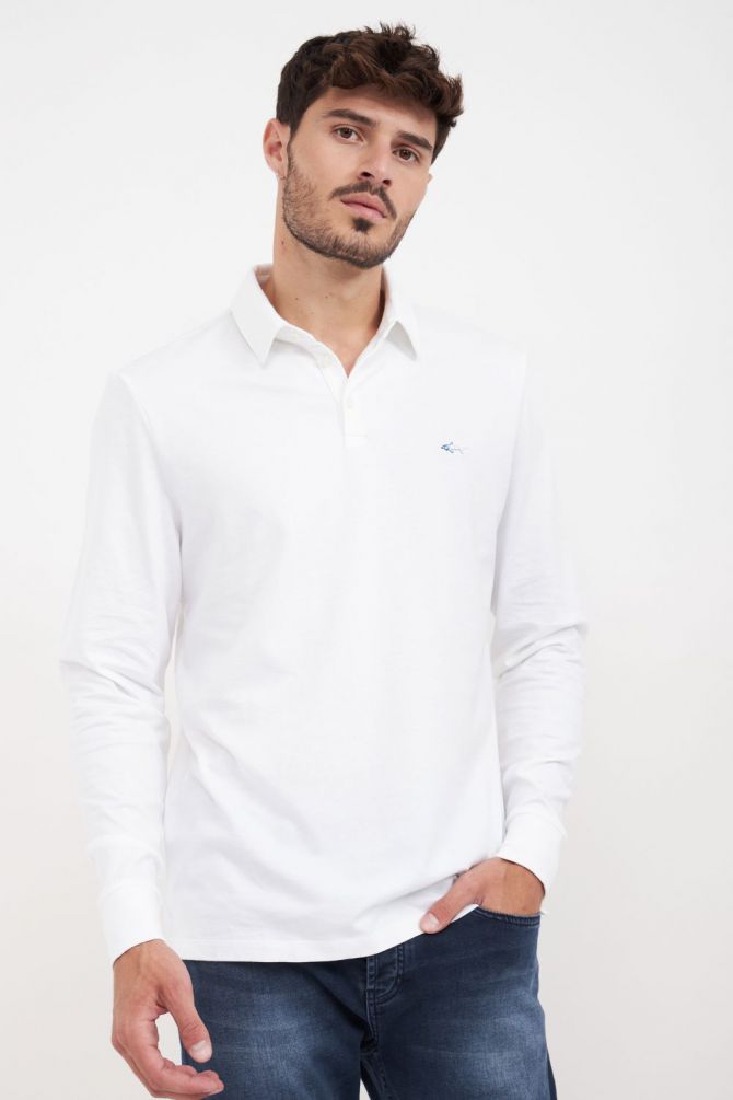 חולצת פולו עם שרוולים ארוכים Greg Norman לגברים