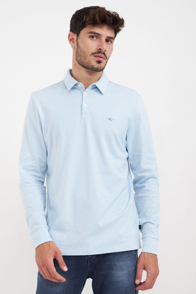 חולצת פולו עם שרוולים ארוכים Greg Norman לגברים