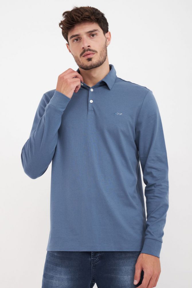 חולצת פולו עם שרוולים ארוכים Greg Norman לגברים