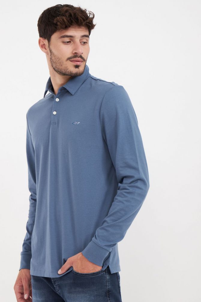 חולצת פולו עם שרוולים ארוכים Greg Norman לגברים