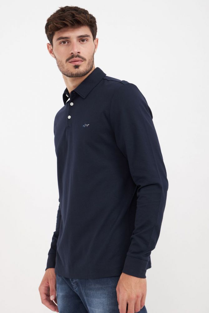 חולצת פולו עם שרוולים ארוכים Greg Norman לגברים