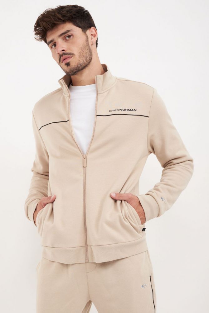 סווטשירט עם רוכסן Greg Norman לגברים