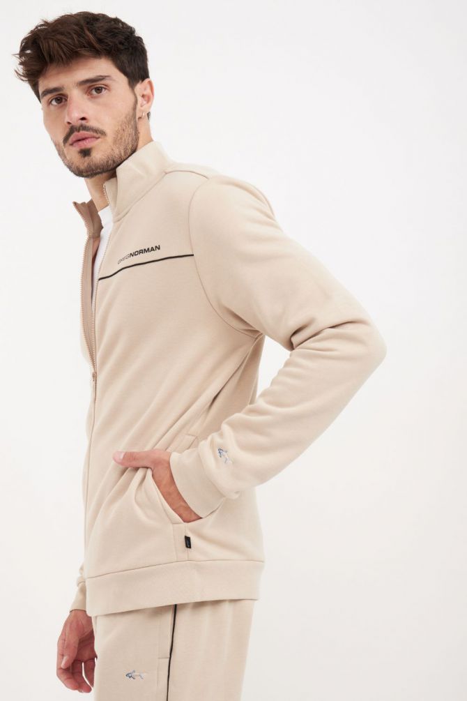 סווטשירט עם רוכסן Greg Norman לגברים