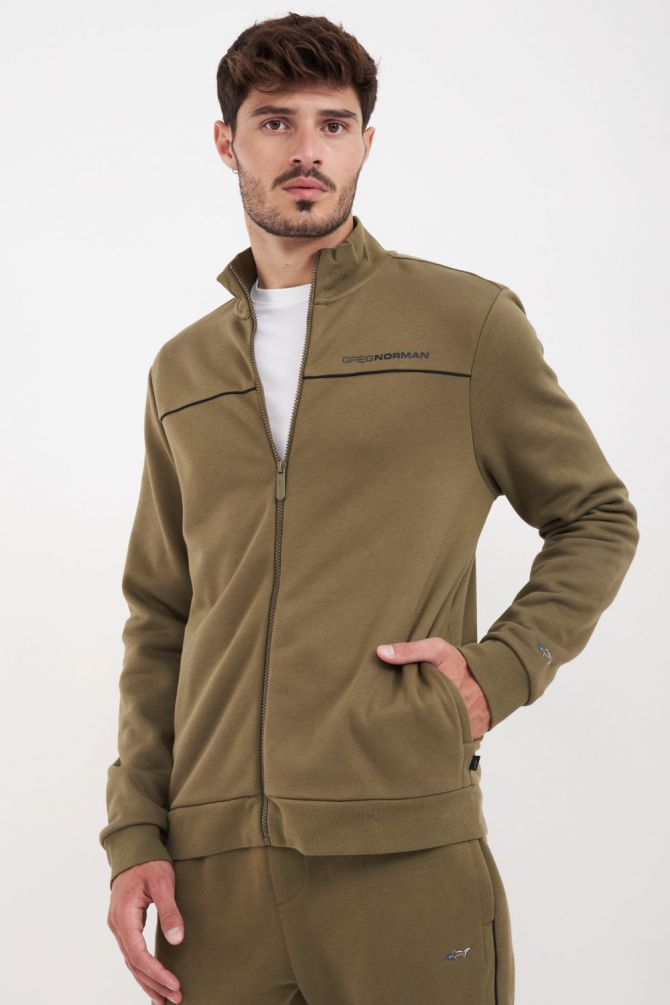 סווטשירט עם רוכסן Greg Norman לגברים