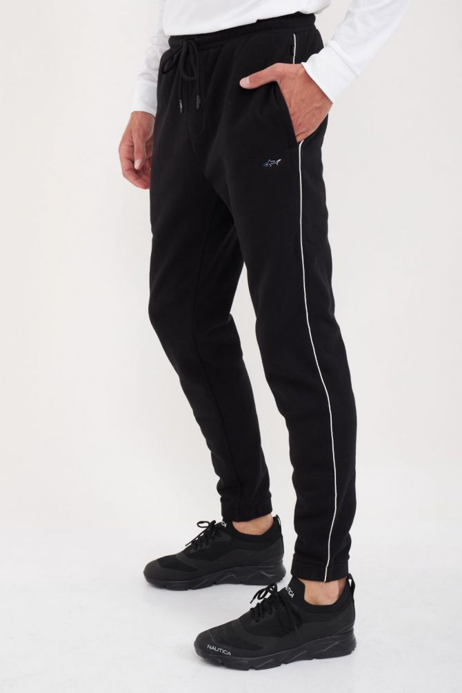 מכנסיים ספורטיביים לגברים עם פסי צד Greg Norman