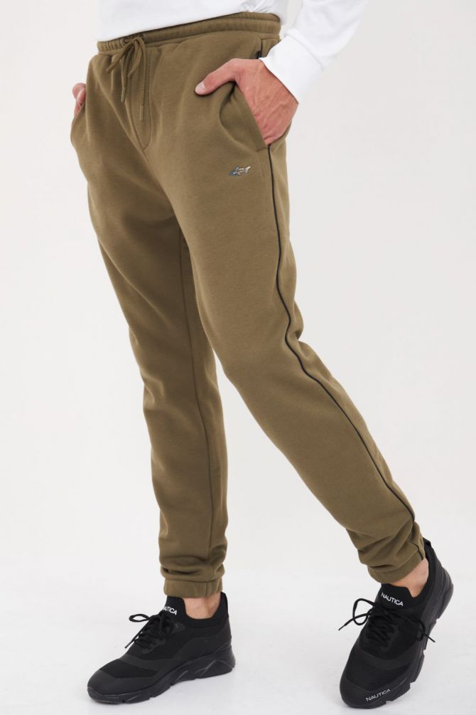 מכנסיים ספורטיביים לגברים עם פסי צד Greg Norman