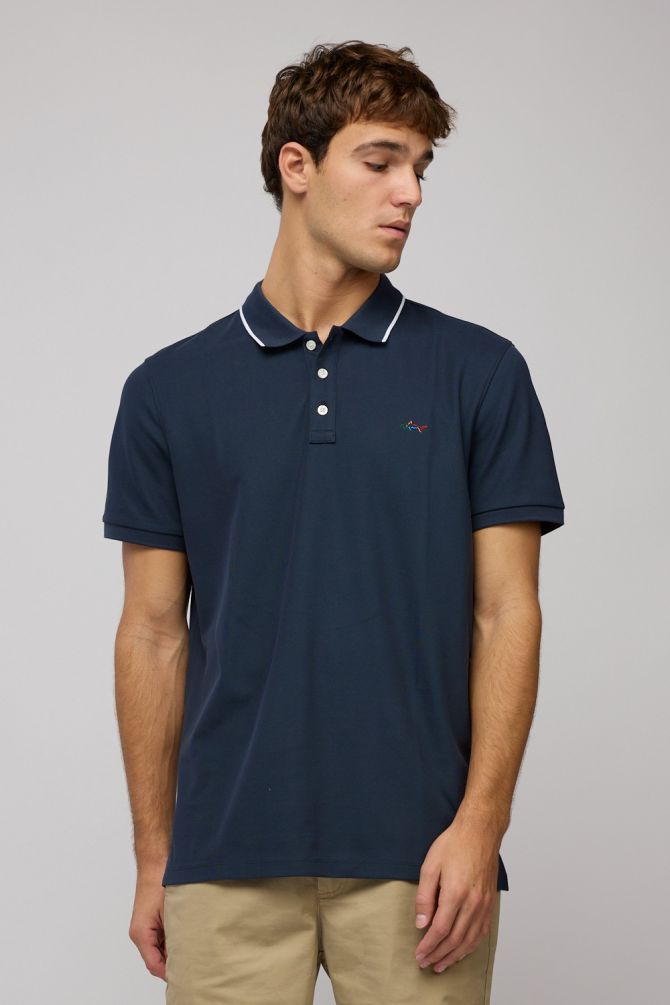 חולצת פולו קצרה לגברים