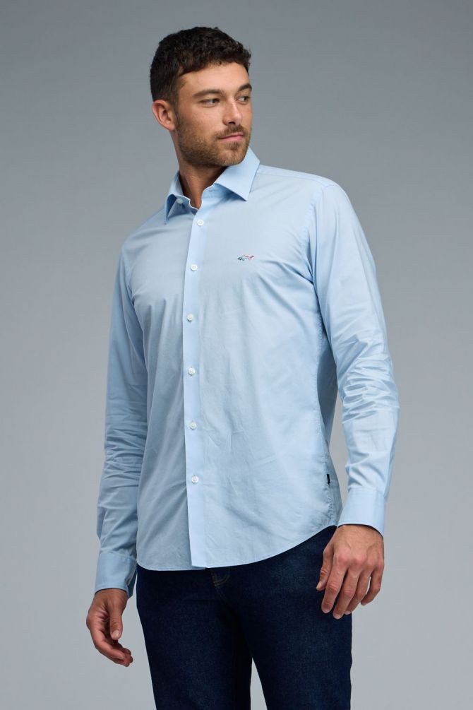 חולצה מכופתרת עם שרוולים ארוכים לגברים Greg Norman