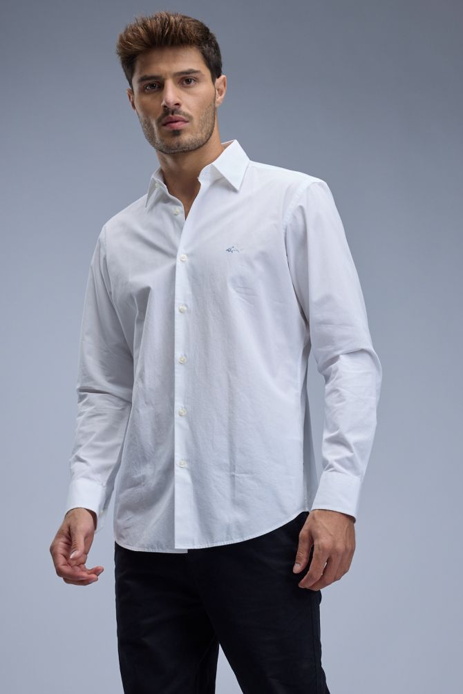 חולצה מכופתרת עם שרוולים ארוכים לגברים Greg Norman