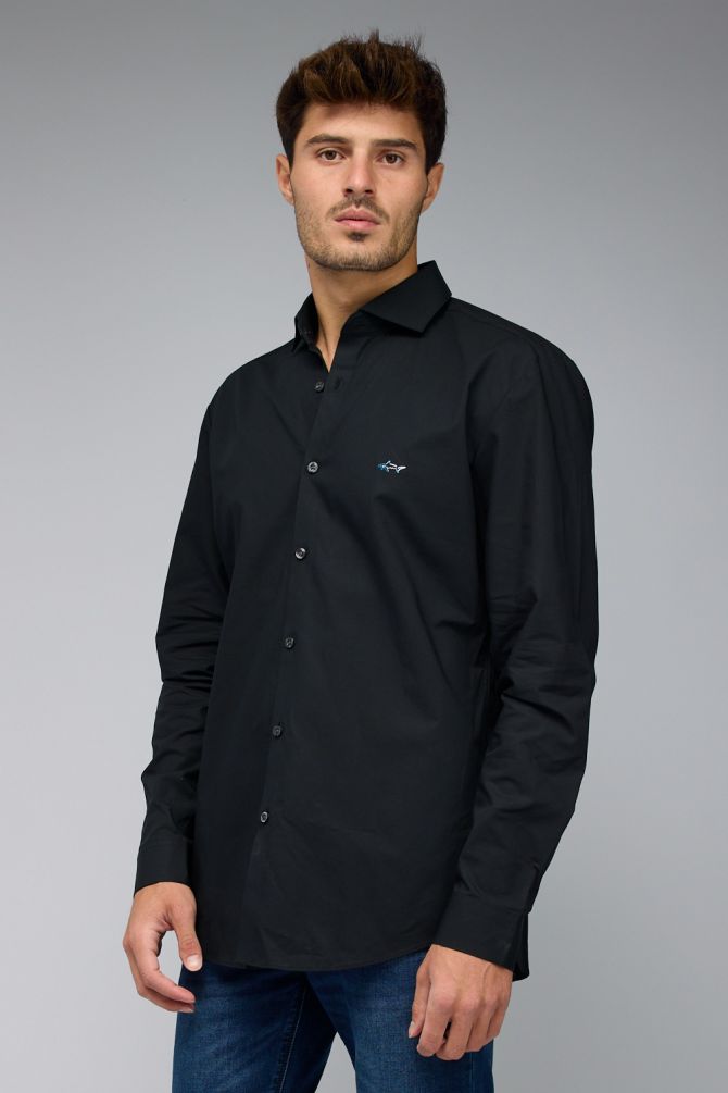 חולצה מכופתרת עם שרוולים ארוכים לגברים Greg Norman