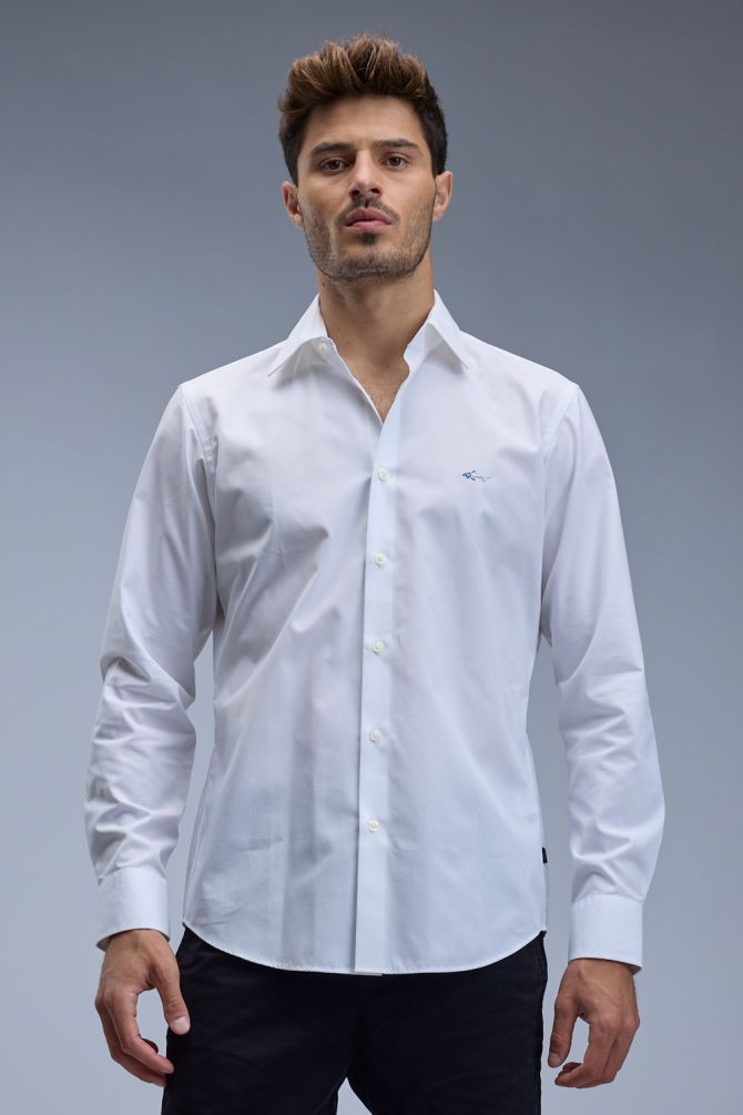 חולצה מכופתרת עם שרוולים ארוכים לגברים Greg Norman