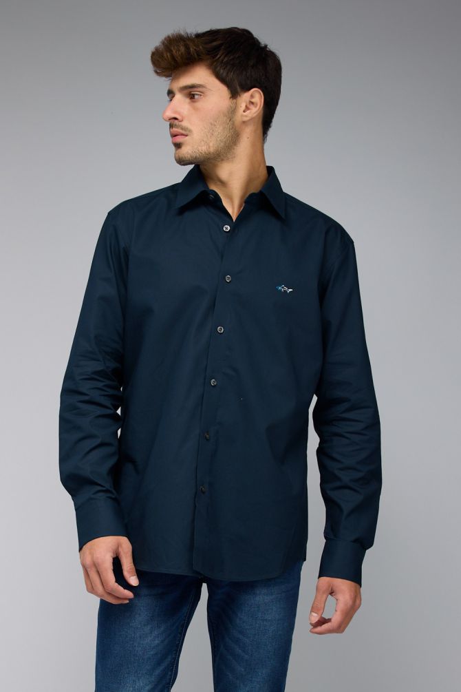 חולצה מכופתרת עם שרוולים ארוכים לגברים Greg Norman