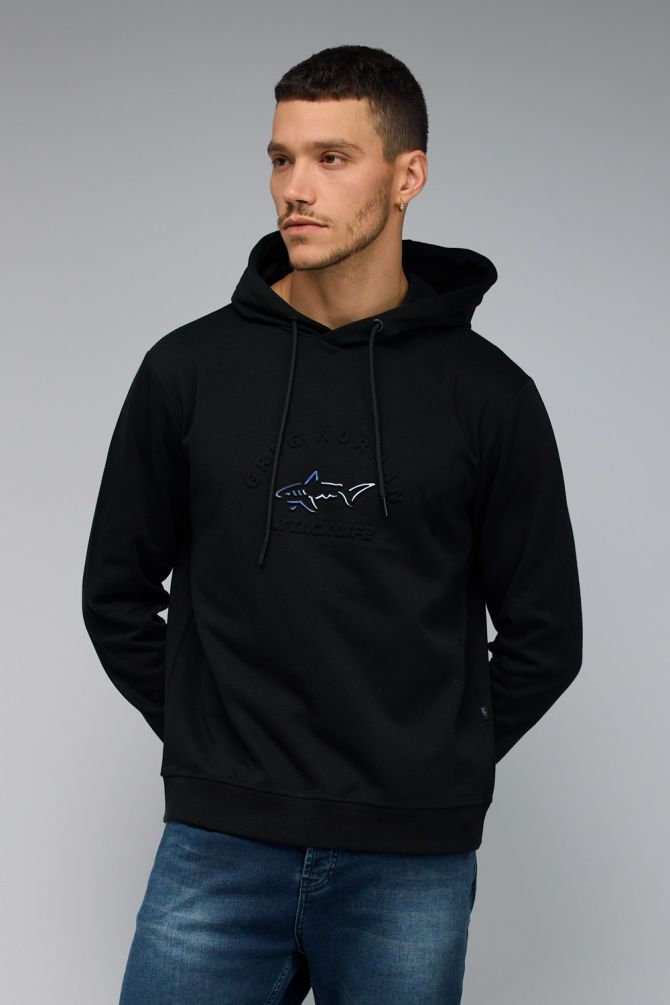 סווטשירט Greg Norman עם קפוצ’ון לגברים