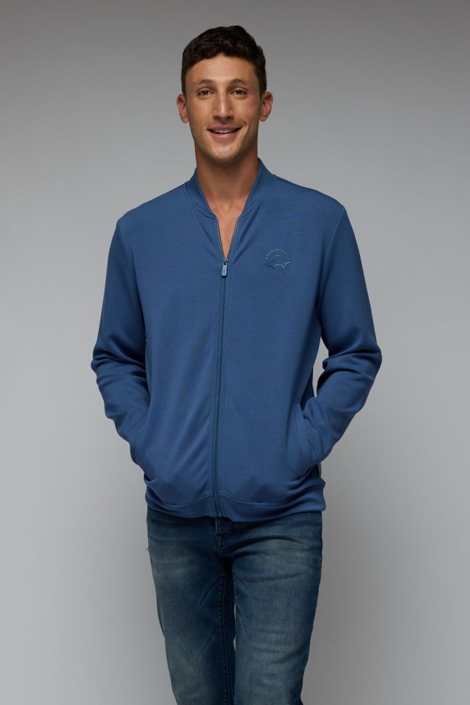 סוויטשירט רוכסן מלא גרג נורמן